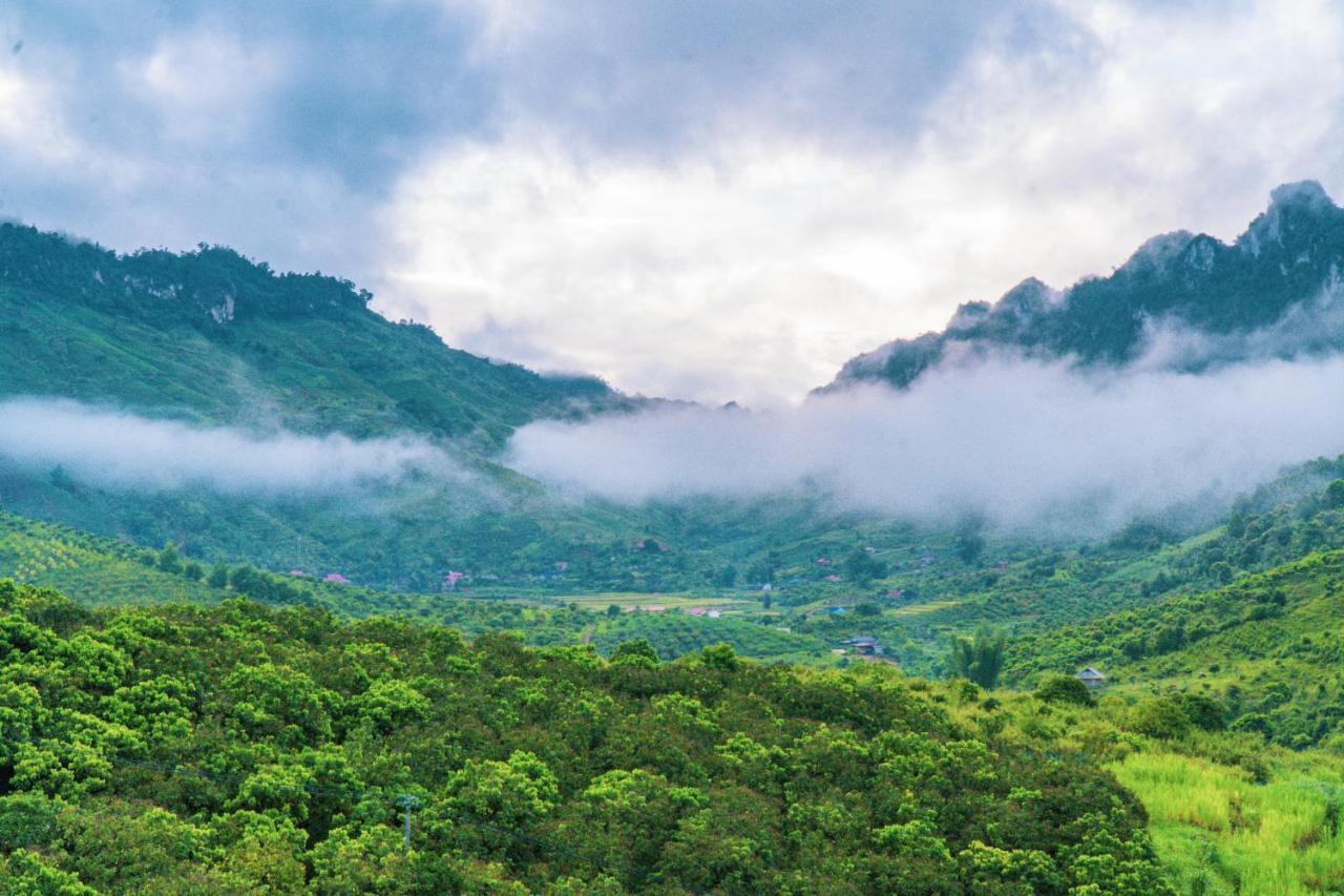 Muong Sang Farmstay Moc Chau Exteriör bild