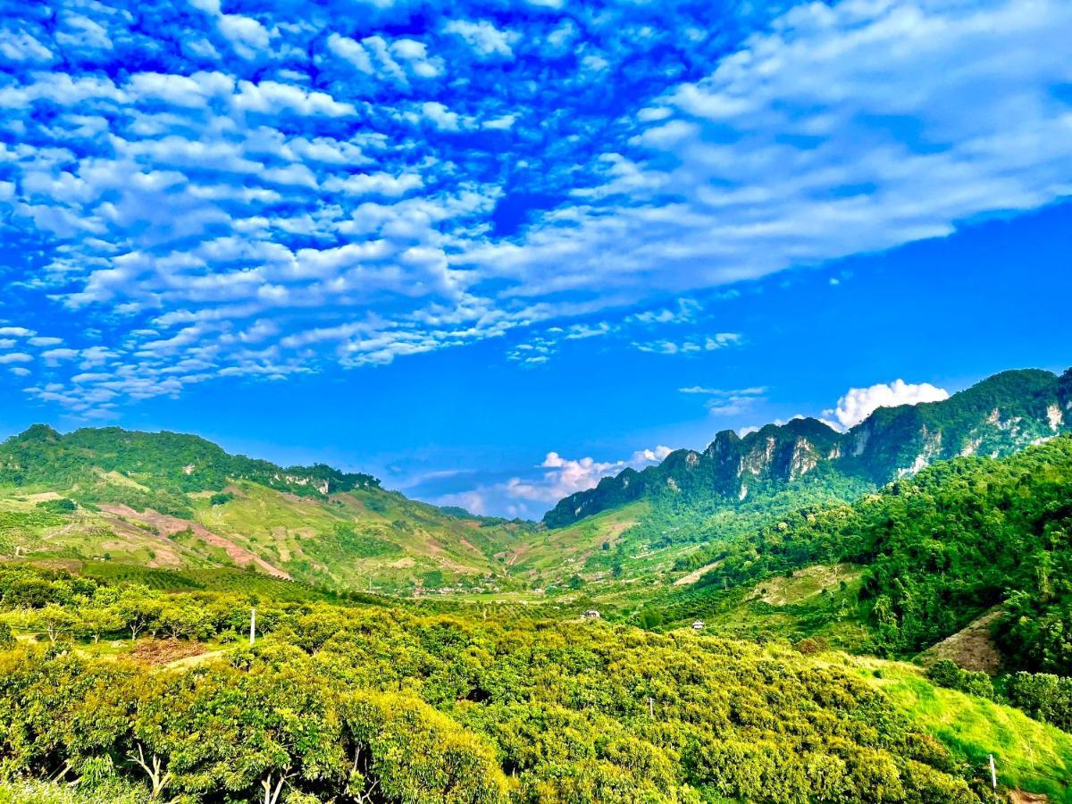 Muong Sang Farmstay Moc Chau Exteriör bild