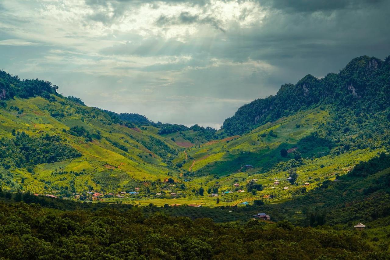 Muong Sang Farmstay Moc Chau Exteriör bild
