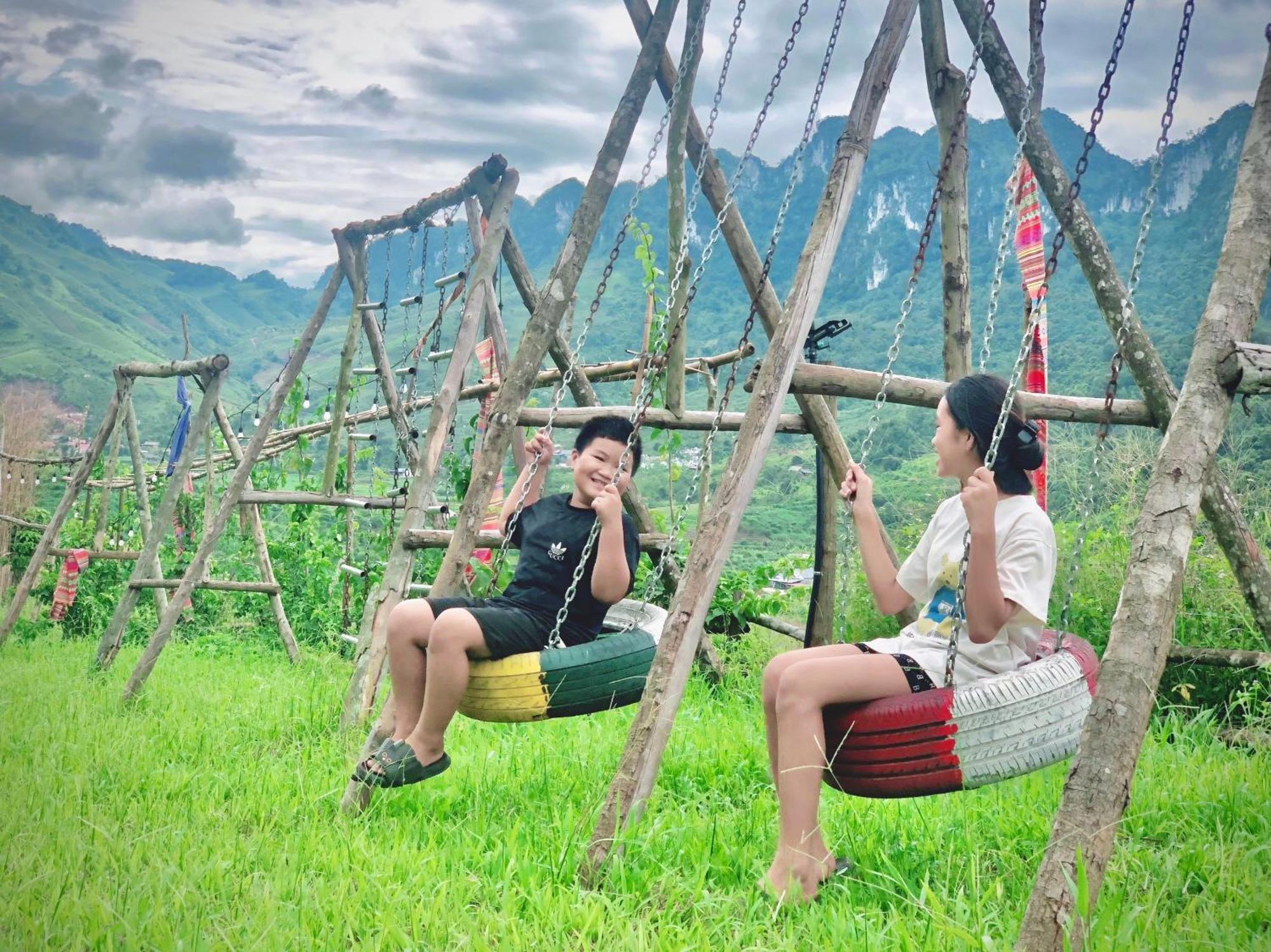 Muong Sang Farmstay Moc Chau Exteriör bild