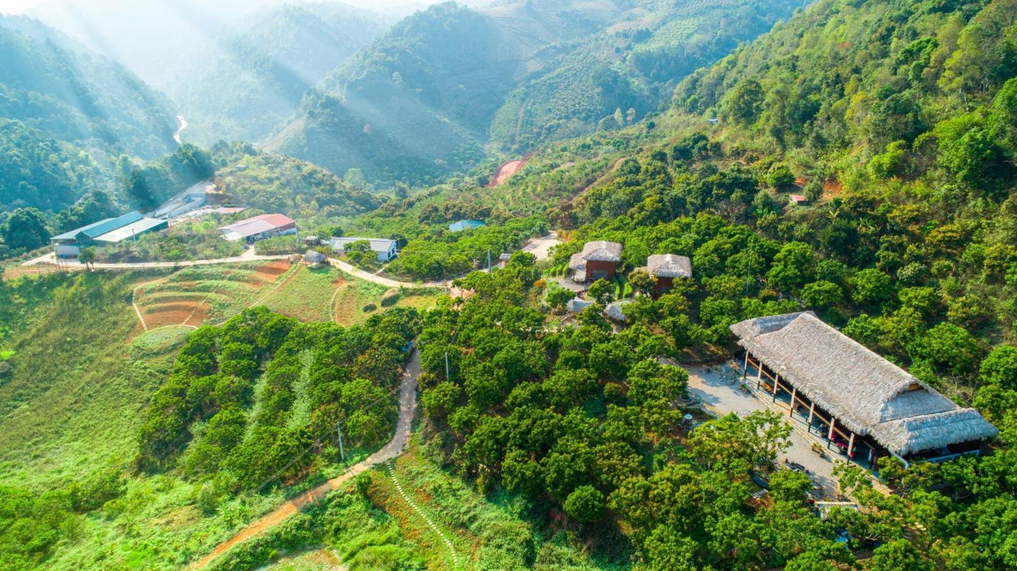 Muong Sang Farmstay Moc Chau Exteriör bild