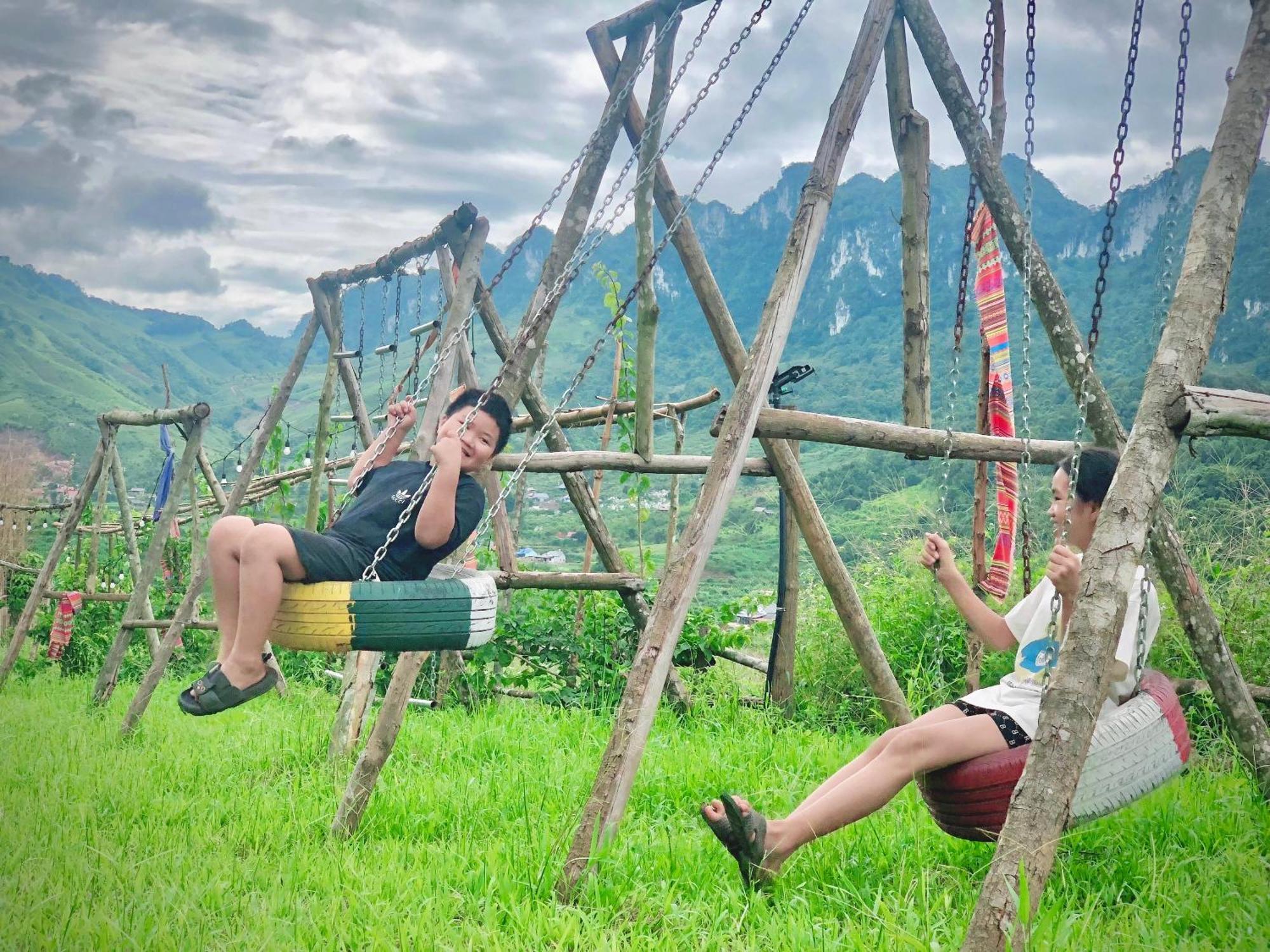 Muong Sang Farmstay Moc Chau Exteriör bild